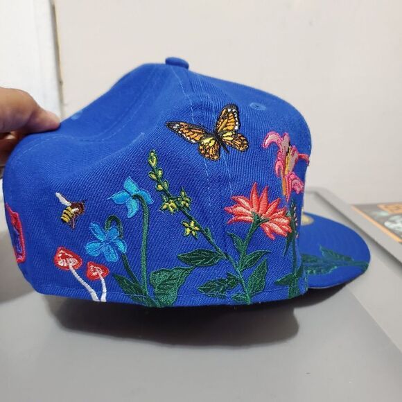 New York Giants NFL Size 7 1/2 Blooming Blue 59FIFTY Fitted Cap New Era - Picture 3 of 11